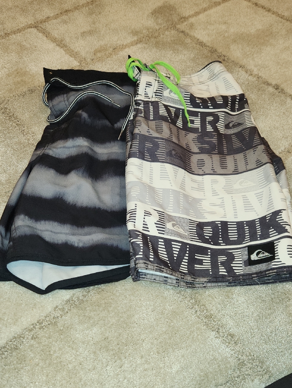 Quiksilver And Speedo Swim Shorts